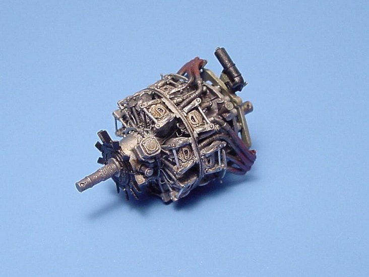 Additions (3D resin printing) 1/72 BMW-801D engine suitable for Dornier Do-217,Junkers Ju-88 ,Focke-Wulf Fw-190A-8 etc
