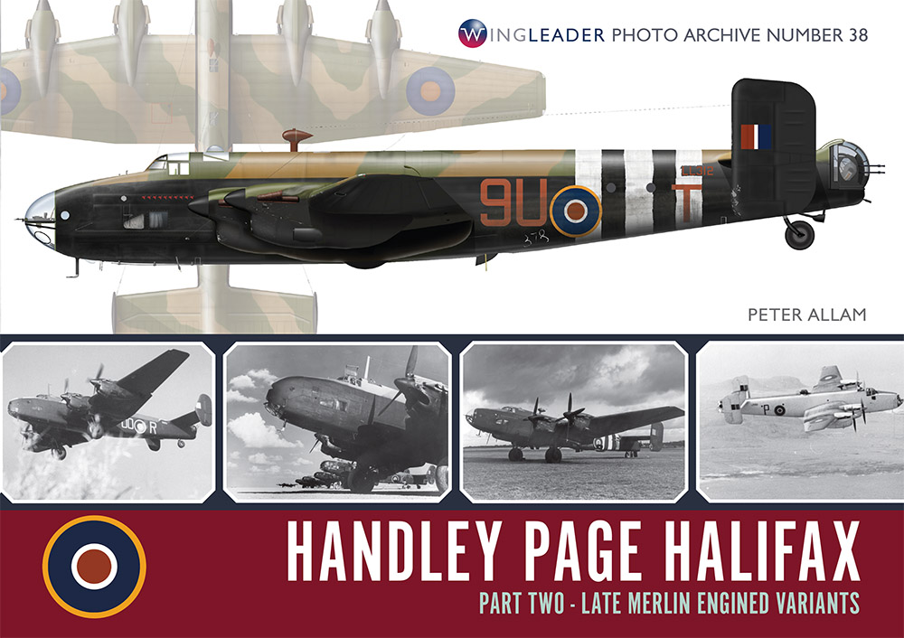 Aircraft books Handley-Page Halifax part two: late merlin engined variants (Wingleader)