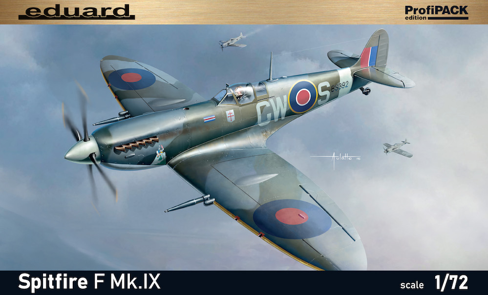 Model kit 1/72 Supermarine Spitfire F Mk.IX ProfiPACK (Eduard kits)