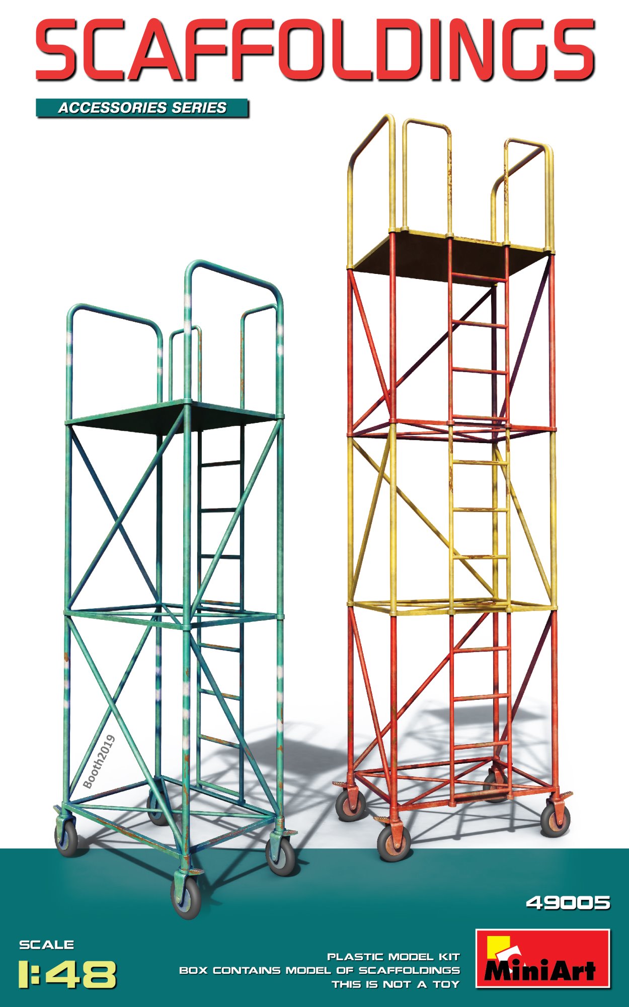 Diorama bases 1/48 Scaffoldings (MiniArt) 