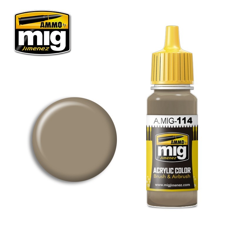 Acrylic paint немецкий циммерит (охра) ZIMMERIT OCHRE COLOR (Ammo Mig) (17ml) 