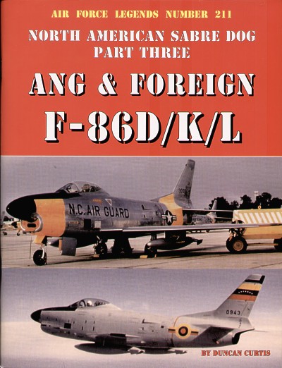 Aircraft books North-American F-86D/F-86K/F-86L Sabre Dog part 3 (Naval Fighters)  