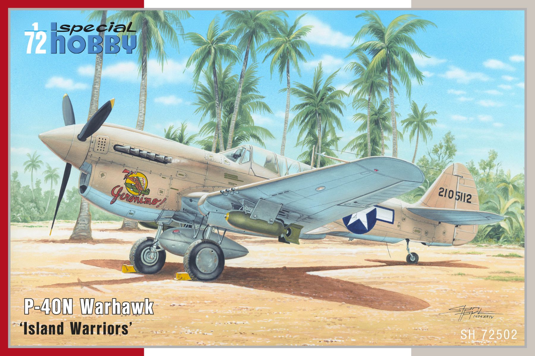 Model kit 1/72 P-40N Warhawk 'Island Warriors' (4x camo) (Special Hobby)