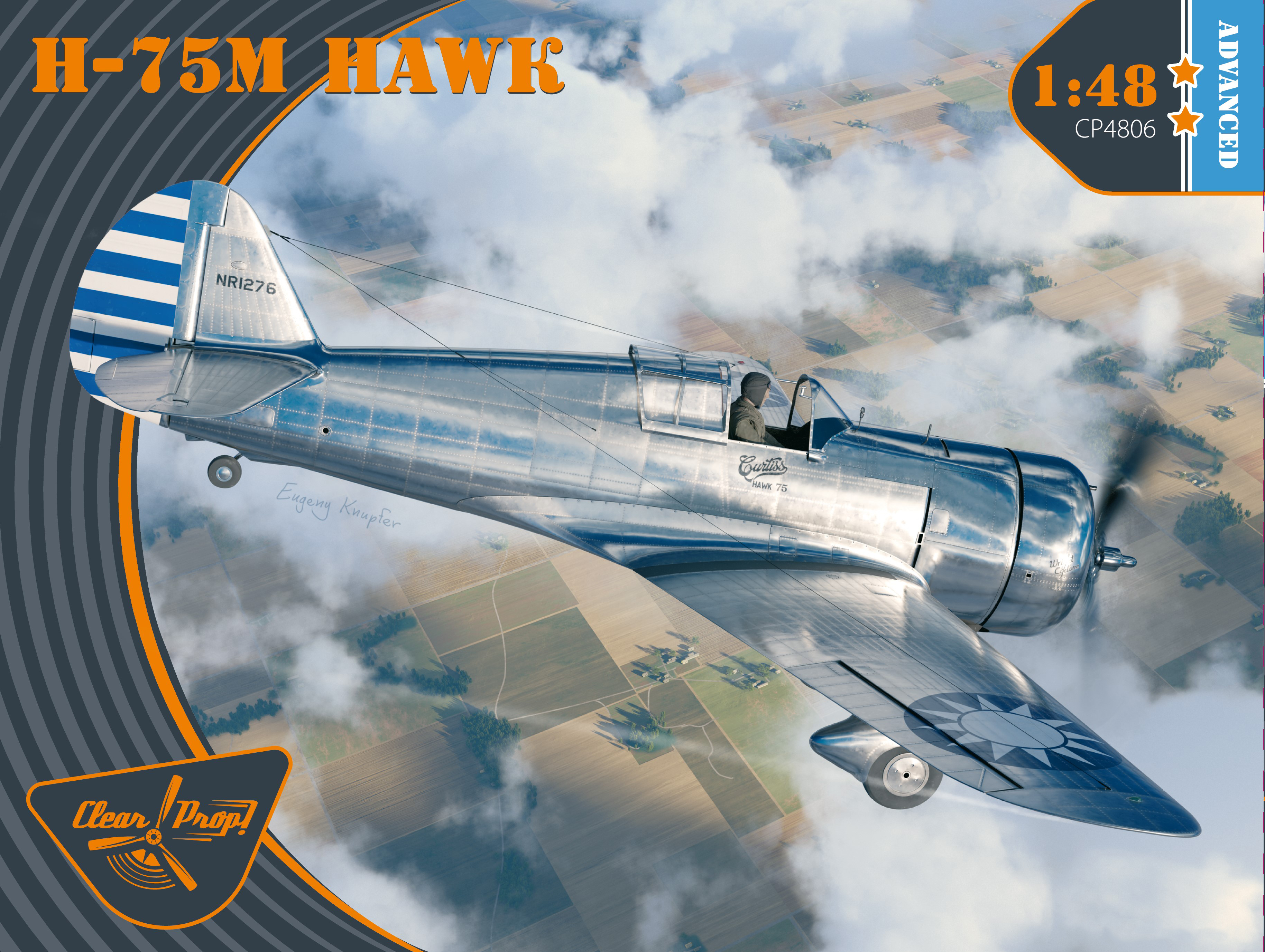 Model kit 1/48 Curtiss H-75M Hawk Advanced kit (Clear Prop)