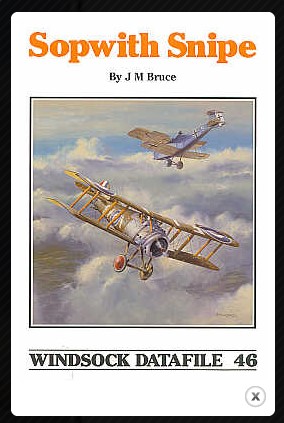 Aircraft books Sopwith Snipe (Albatros Productions)