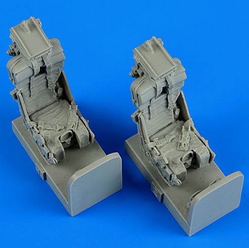 Additions (3D resin printing) 1/48 Grumman OV-1D Mohawk ejection seats with safety belts (designed to be used with Roden kits)[OV-1A OV-1B OV-1C OV-1D] 