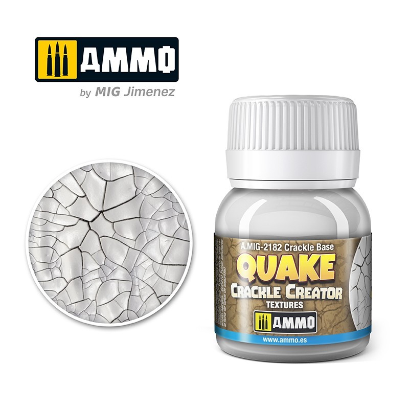 QUAKE CRACKLE CREATOR TEXTURES Crackle Base (40mL) (Ammo Mig)