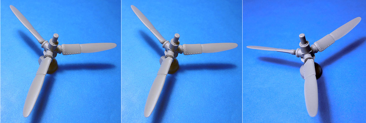 Additions (3D resin printing) 1/48 F4F-3/4 FM-1 Wildcat Propeller (Vector) 