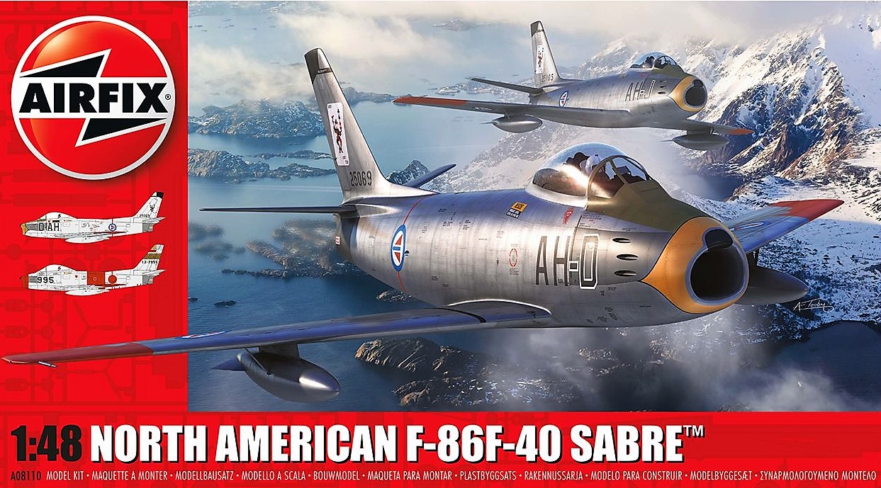 Model kit 1/48 North-American F-86F-40 Sabre (Airfix)