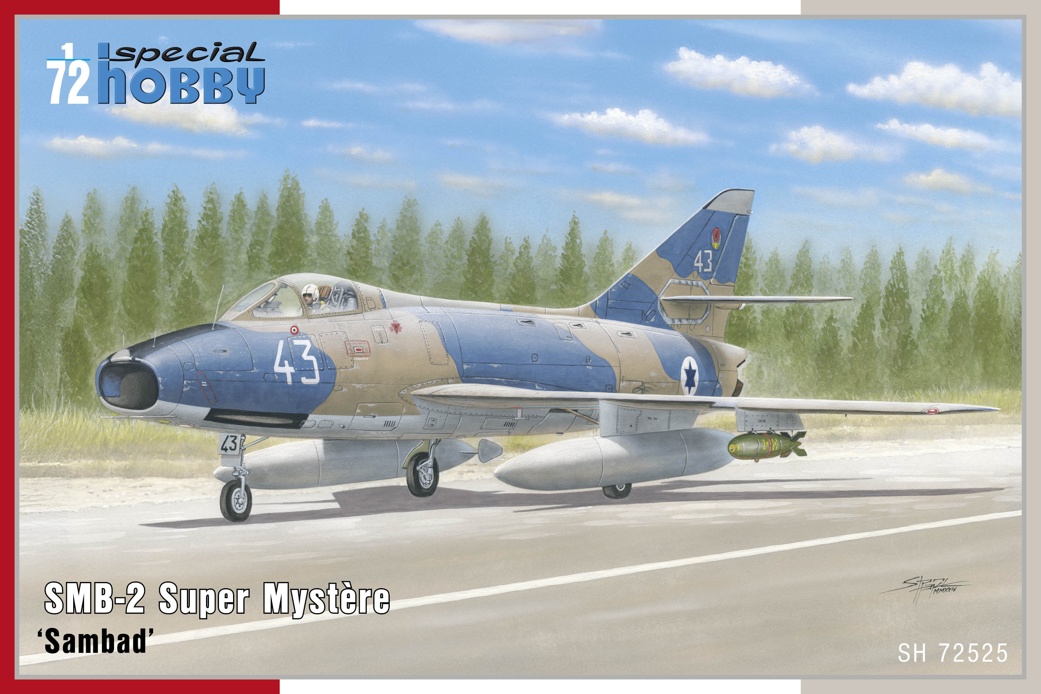 Model kit 1/72 SMB-2 Super Mystére 'Sambad' (3x camo) (Special Hobby)