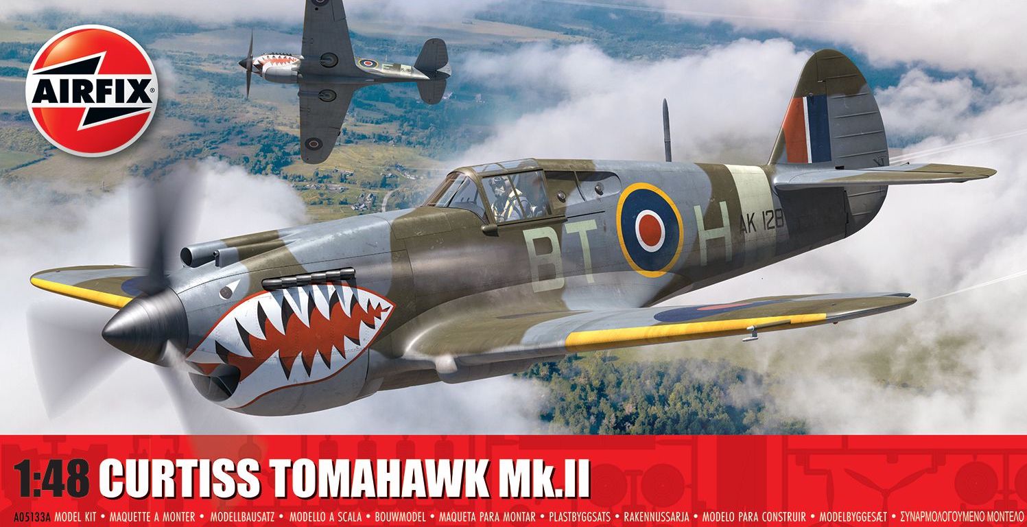 Model kit 1/48 Curtiss Tomahawk Mk.II (Airfix) (damaged package) 