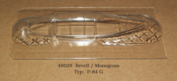 Vacu Canopy 1/48 F-84 G (REV/MONO) (Rob Taurus)