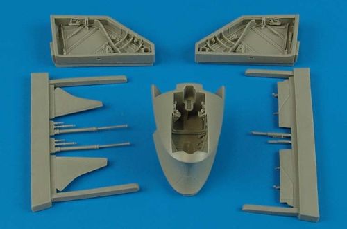 Additions (3D resin printing) 1/48  Mikoyan MiG-17F fresco C wheel bay (designed to be used with Hobby Boss kits)