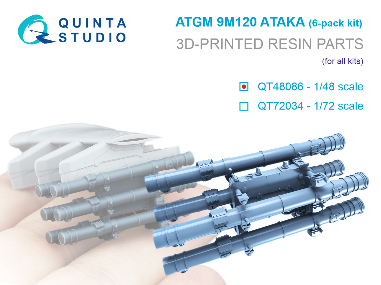 9M120 Ataka ATGM, six-pack kit (for all kits)