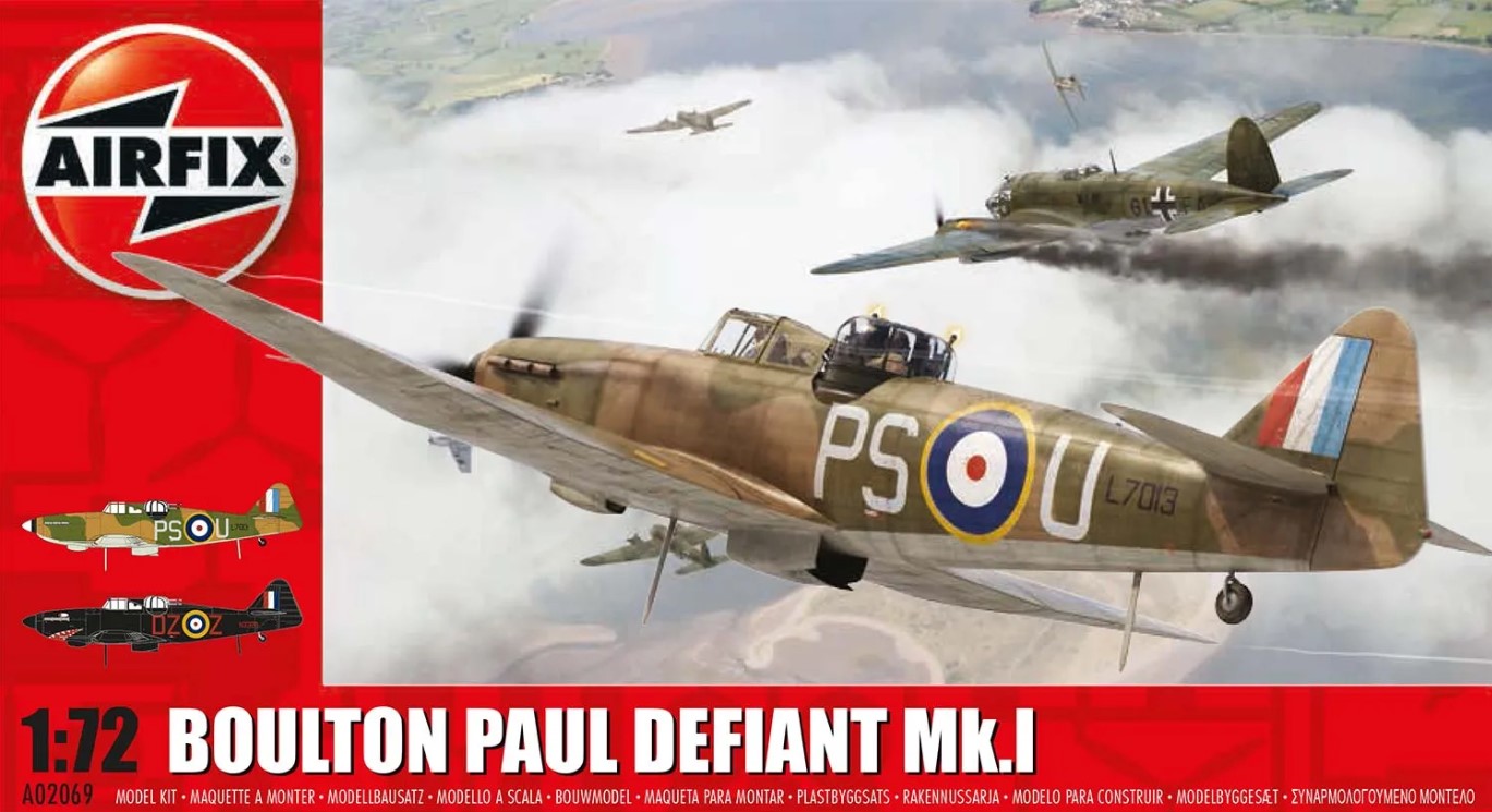 Model kit Boulton-Paul Defiant Mk.I (Airfix)