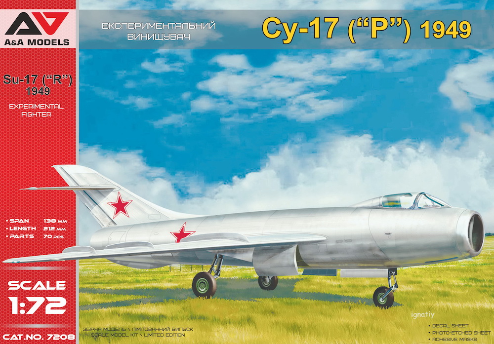 Model kit 1/72 Sukhoi Su-17 (A & A Models)