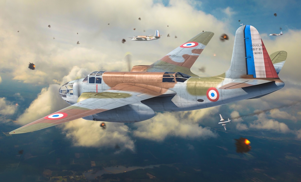Model kit 1/72 Douglas DB-7 French Service (Frrom-Azur)