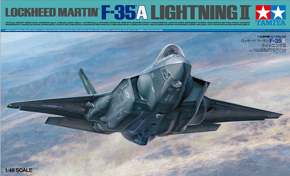 Model kit 1/48  Lockheed-Martin F-35A Lightning II  (Tamiya)