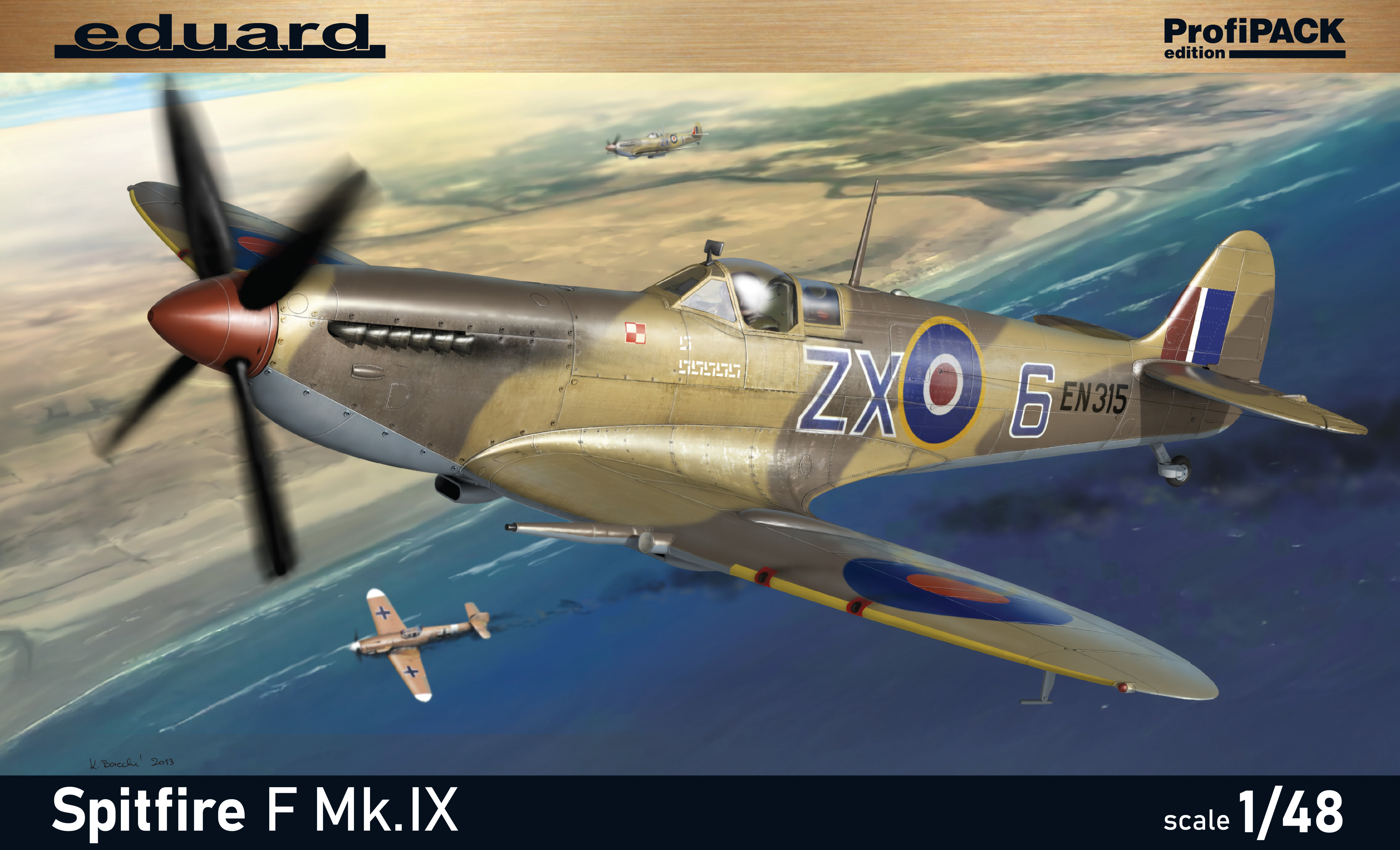 Model kit 1/48 Supermarine Spitfire Mk.IXc early version ProfiPACK edition (Eduard kits)