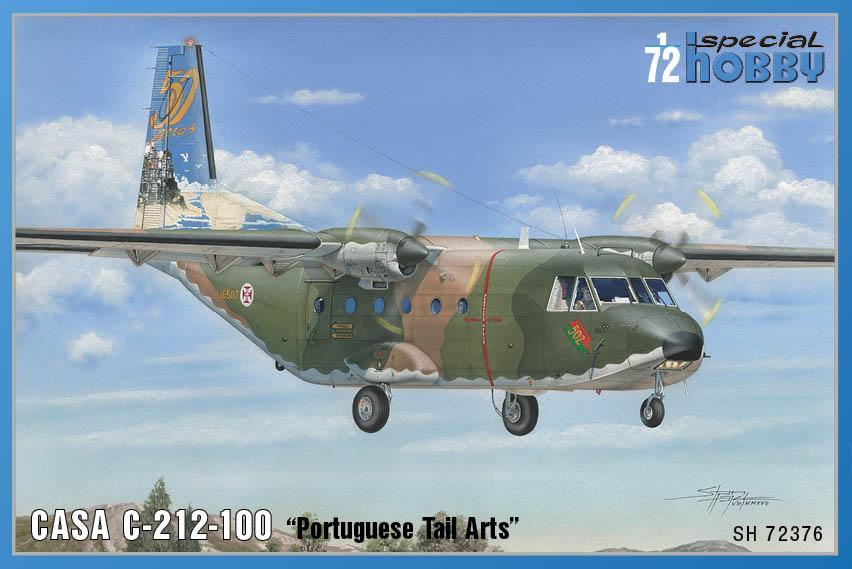 Model kit 1/72 CASA C-212-100 Portuguese Tail Arts (2x camo) (Special Hobby)