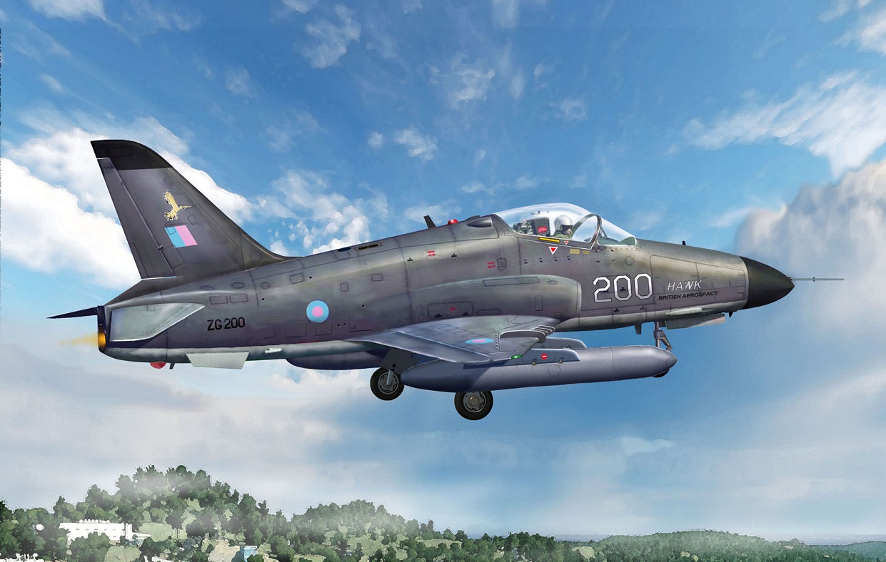 Model kit 1/72 British Aerospace Hawk 200 reg ZG200 (A & A Models) (damaged box)