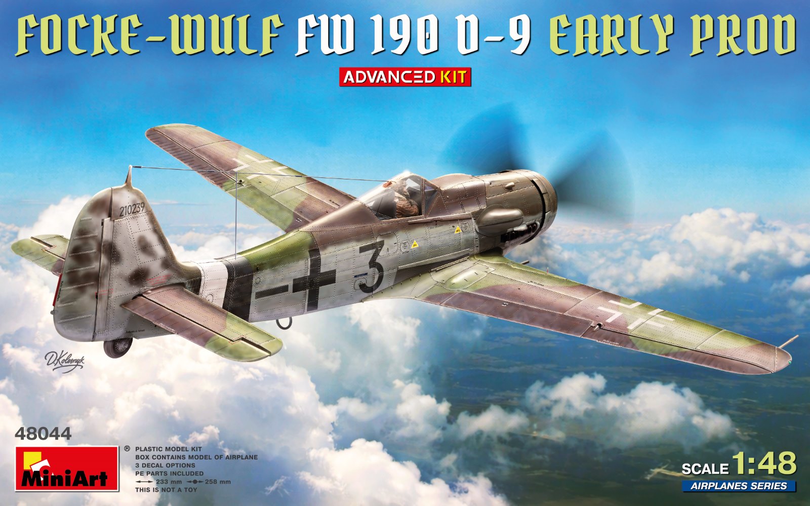 Model kit 1/48 FOCKE-WULF Fw-190D-9 EARLY PROD (MiniArt)