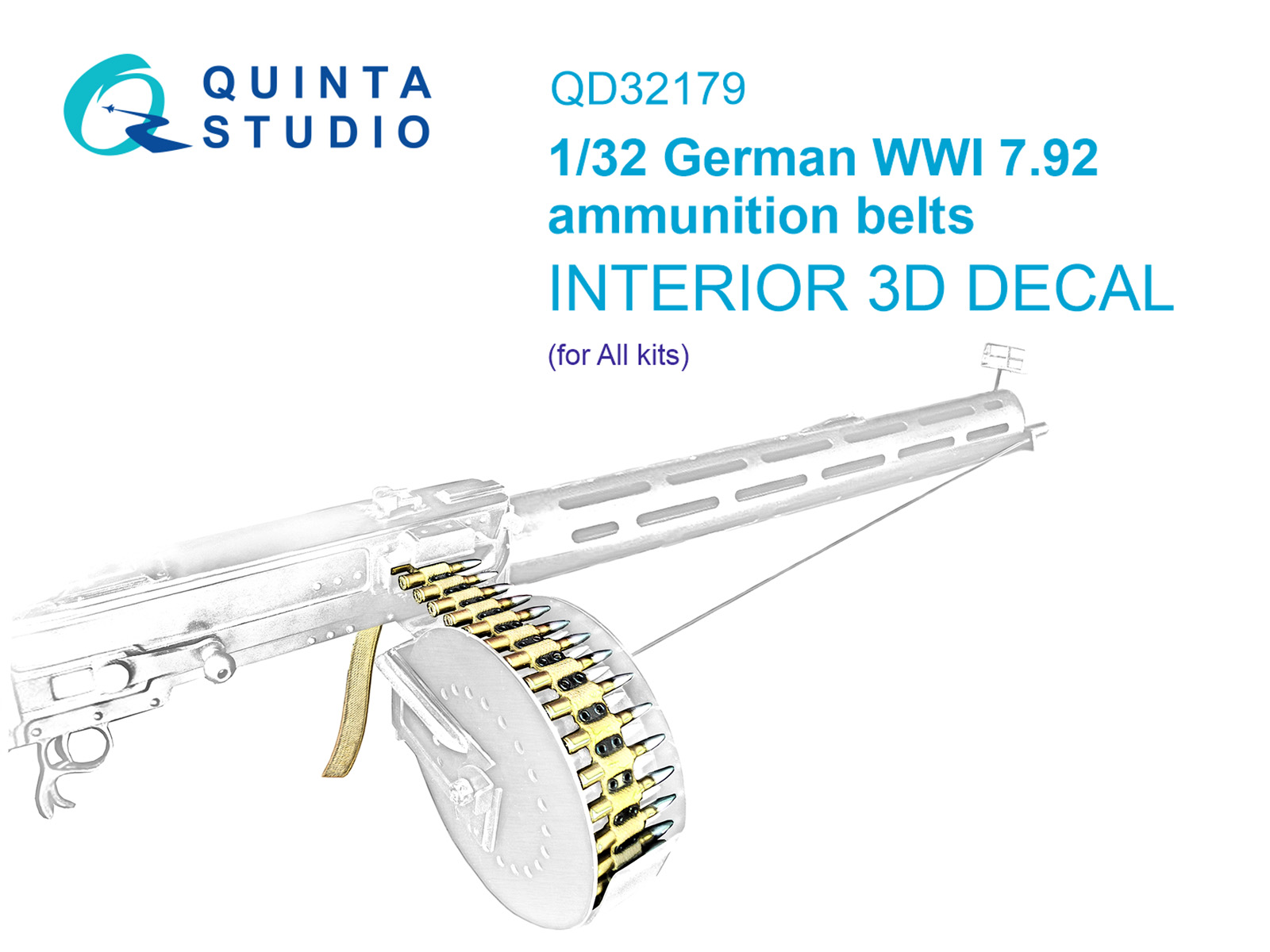 German WWI 7.92 ammunition belts (All kits)
