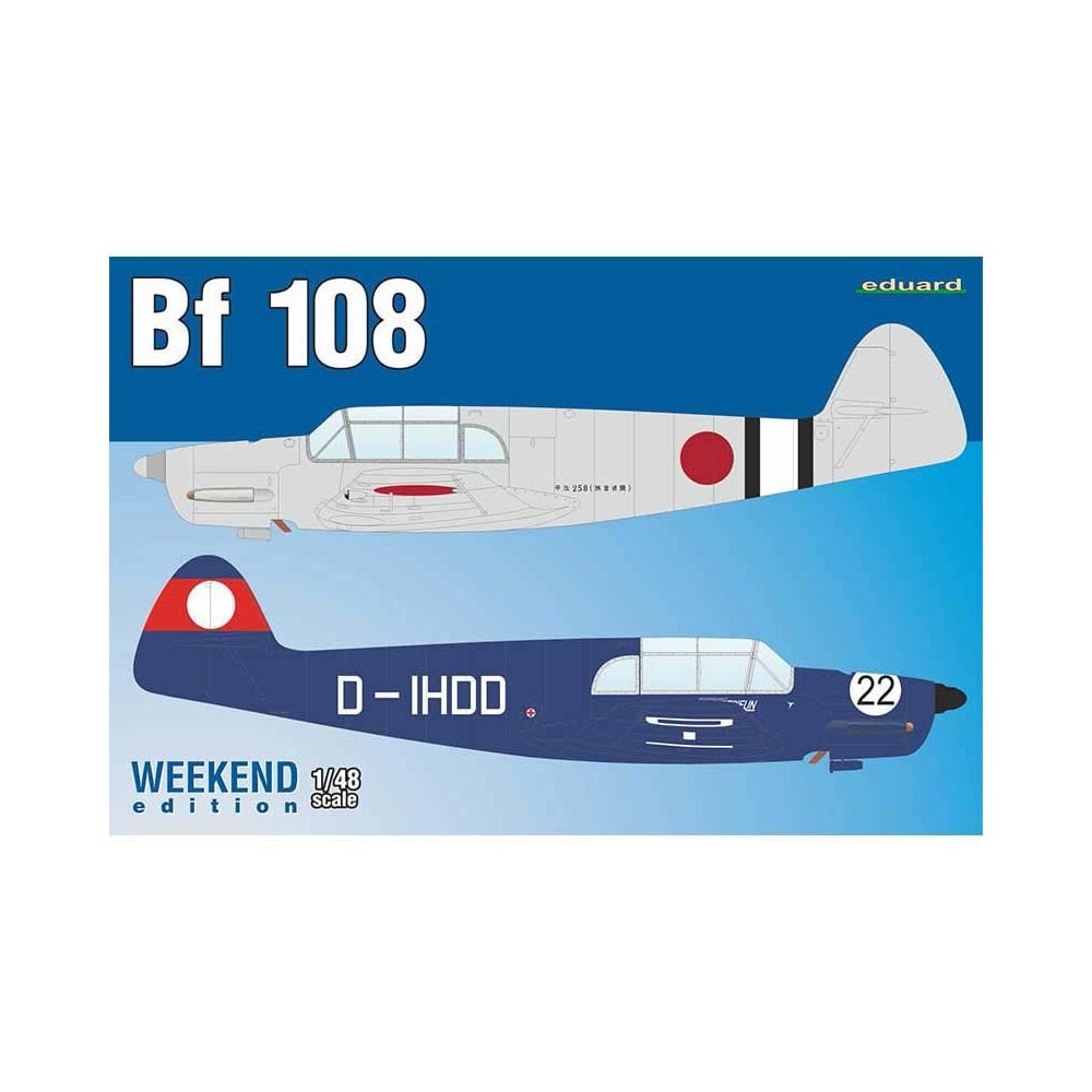 Model kit 1/48 Messerschmitt Bf 108 Weekend edition (Eduard kits)