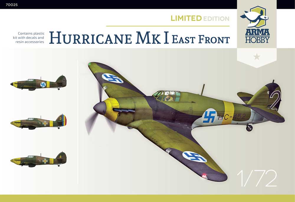 Model kit 1/72 Hawker Hurricane Mk.I Eastern Front Limited Edition(Arma Hobby)