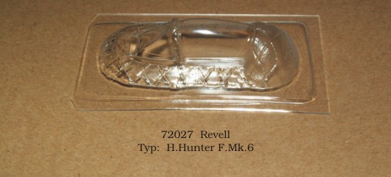 Vacu Canopy 1/72 H.Hunter F.Mk.6 (REV) (Rob Taurus)