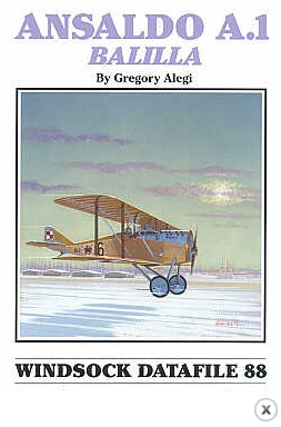 Aircraft books Ansaldo A.I  (Albatros Productions)