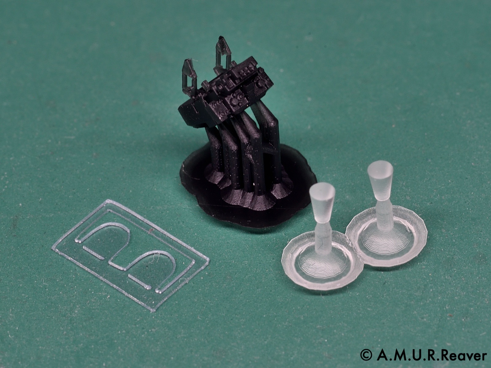 Additions (3D resin printing) 1/48 FSP-17V sight for the Mi-24 (A.M.U.R.Reaver) 