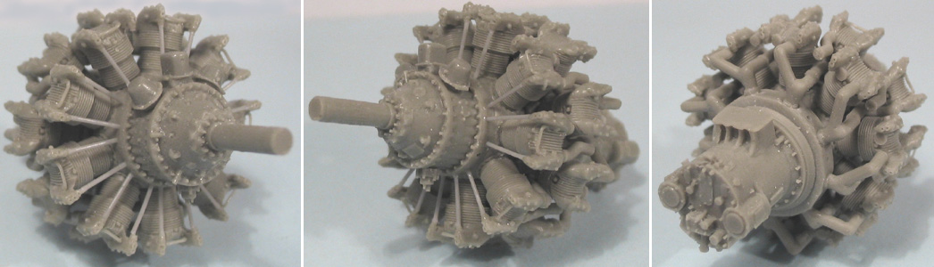 Additions (3D resin printing) 1/48 P&W R-2800 C (late) Engine (Vector)