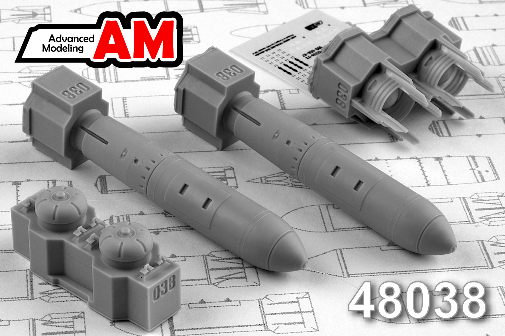 Additions (3D resin printing) 1/48 ОFab-500ShR  (Advanced Modeling) 