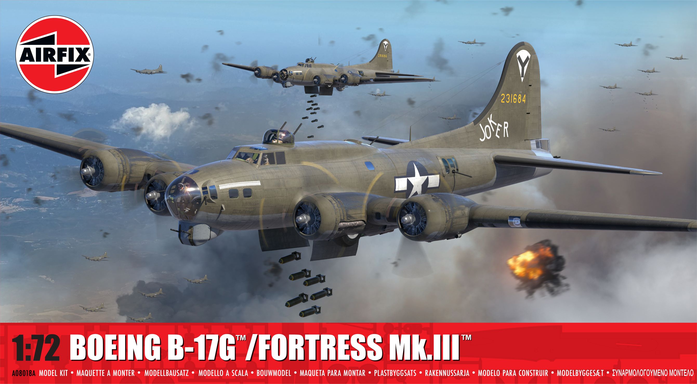 Model kit 1/72 Boeing B-17G Fortress Mk.III  (Airfix)