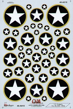 Decal 1/48 U.S. National Insignia Part (CAM)