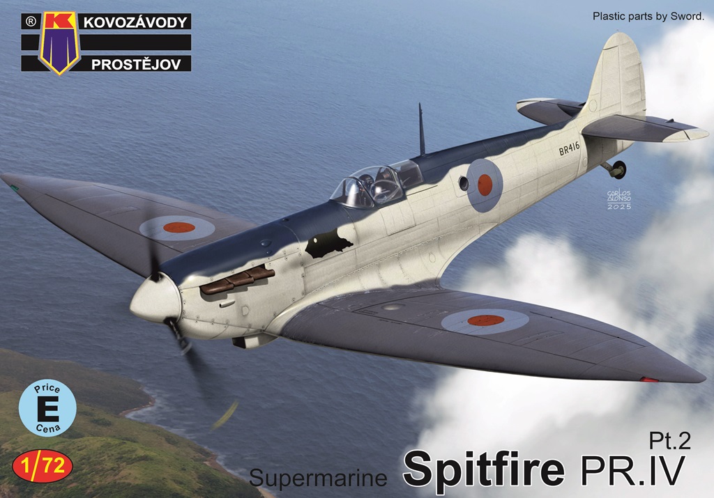 Model kit 1/72 Supermarine Spitfire Pr.IV (Kovozavody Prostejov)
