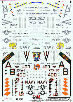Decal 1/48 McDonnell-Douglas F/A-18C (2) (CAM)
