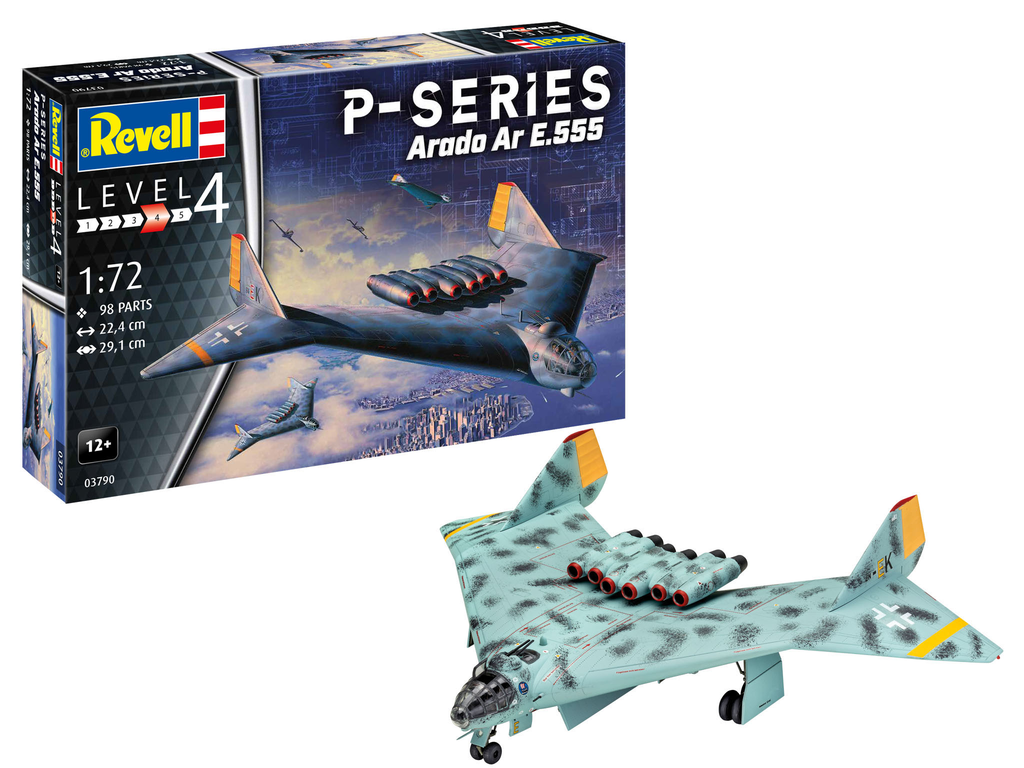 Model kit 1/72 Arado Ar.555 Strategic Bomber (Revell)