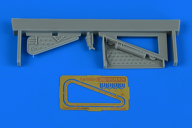 Additions (3D resin printing) 1/32 Focke-Wulf Fw-190D inspection panel (designed be used with Hasegawa kits) 