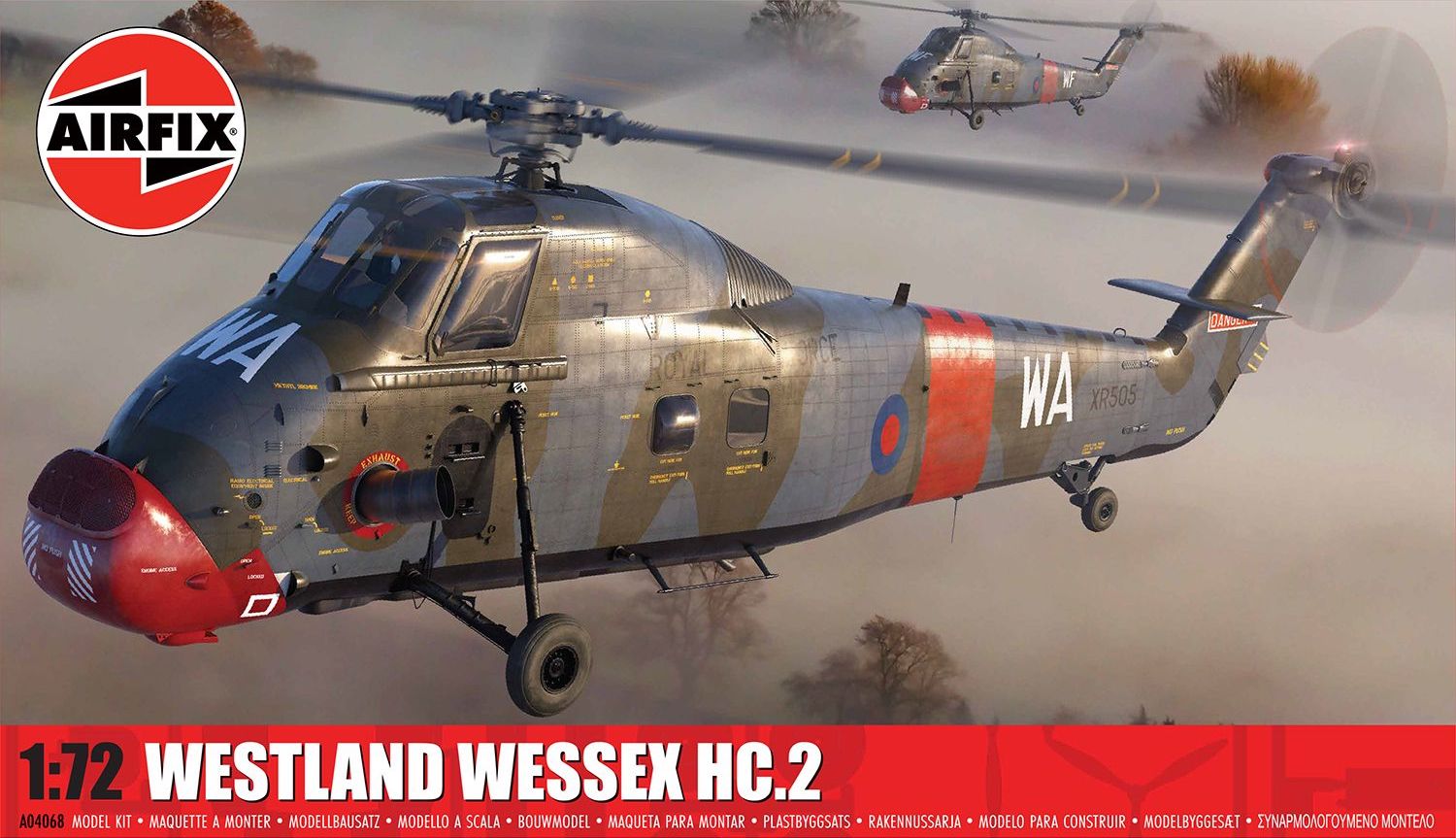 Model kit 1/72 Westland Wessex HC.2 (Airfix) (damage box)