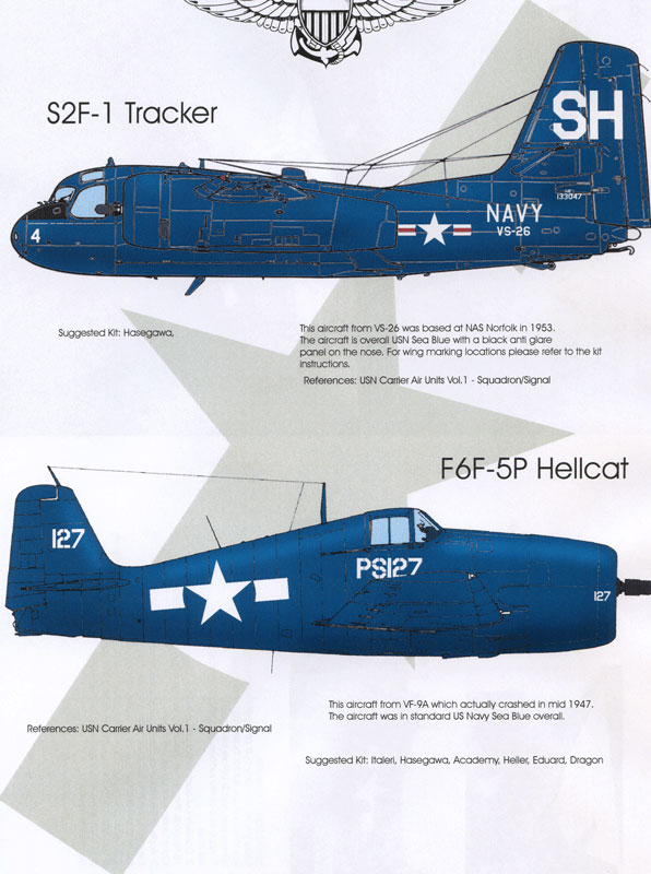Decal 1/72 U.S. Navy Blues Pt:2 (Blackbird Models)