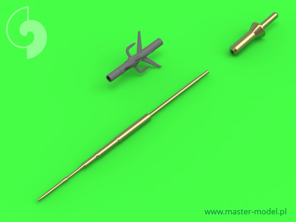 Aircraft guns (brass) 1/48 Sukhoi Su-24M Fencer D - Pitot Tube (designed to be used with Trumpeter kits)