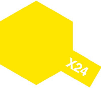 Acrylic paint Acrylic Mini X-24 Clear Yellow (Tamiya) (10ml)