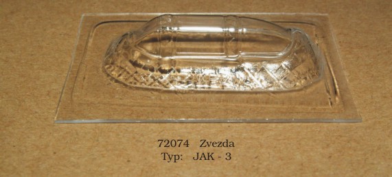 Vacu Canopy 1/72 Yak-3 (ZVE) (Rob Taurus)