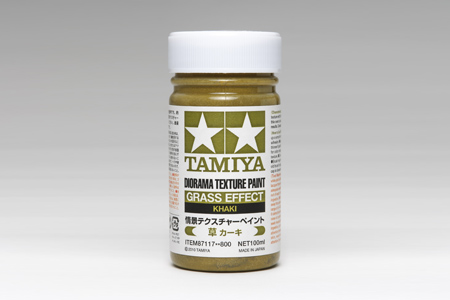 Diorama texture paint: GRASS EFFECT, KHAKI (100mL) (Tamiya)
