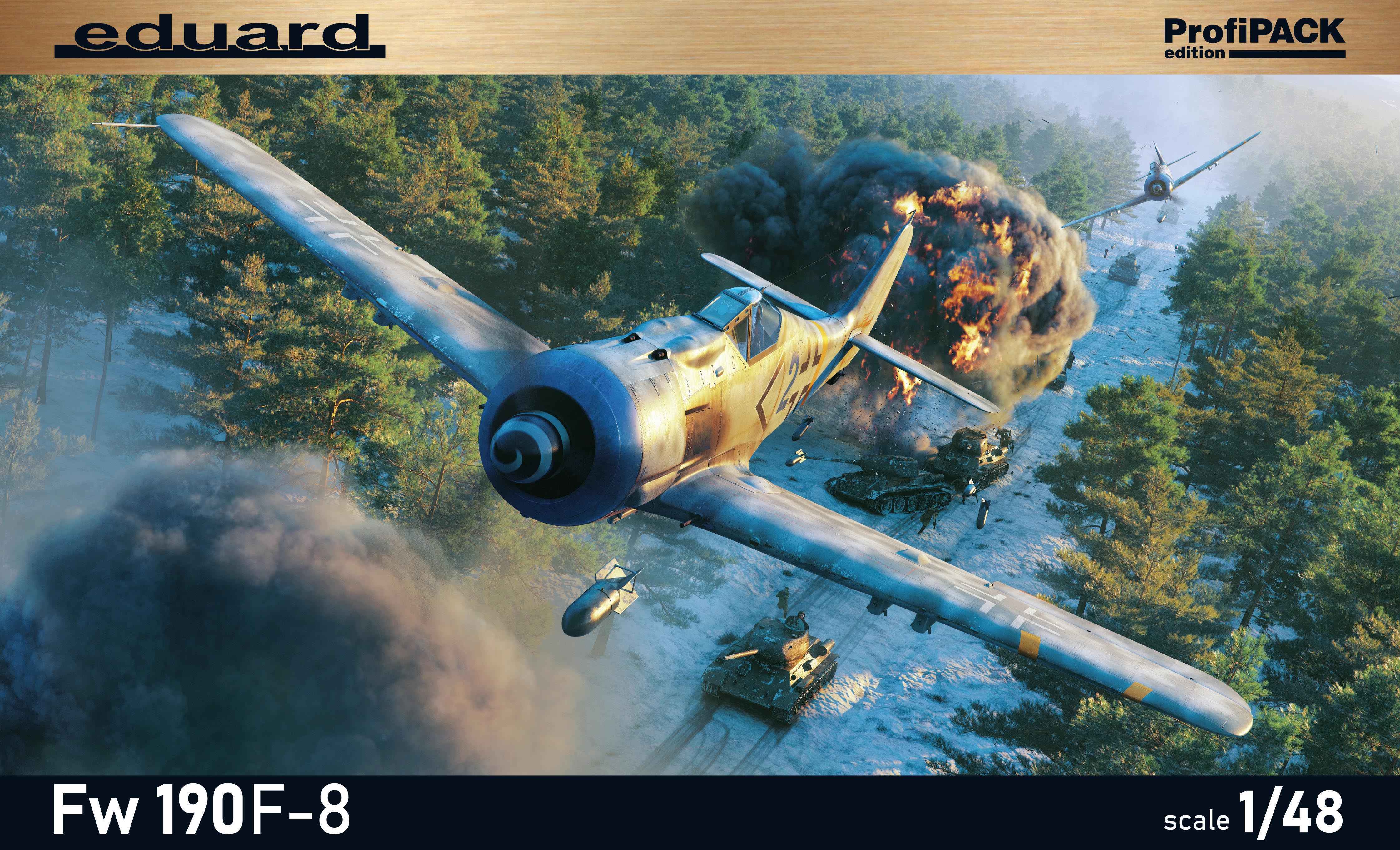 Model kit 1/48 Focke-Wulf Fw-190F-8 Profipack edition (Eduard kits)