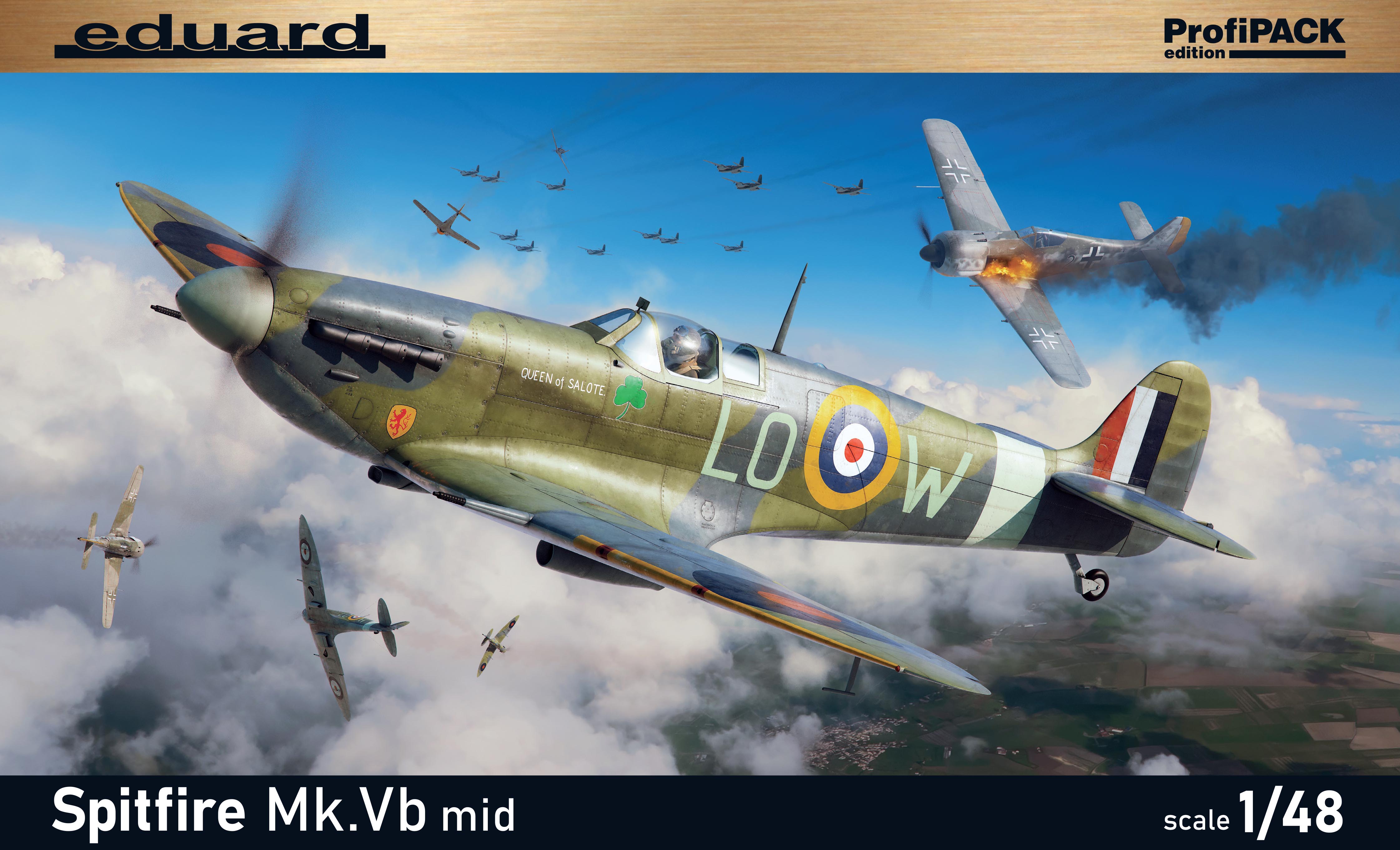 Model kit 1/48 Supermarine Spitfire Mk.Vb mid (Eduard kits)