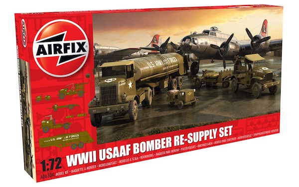 Diorama bases 1/72 USAAF Bomber Re-supply Set (Airfix) 