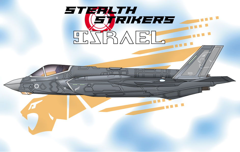Decal 1/72 Lockheed-Martin F-35I Adir [F-35A] Stealth Strikers IAF Israeli Air Force (Aztec)